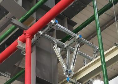 岚县该抗震支架的整体式支吊架结构协调性好